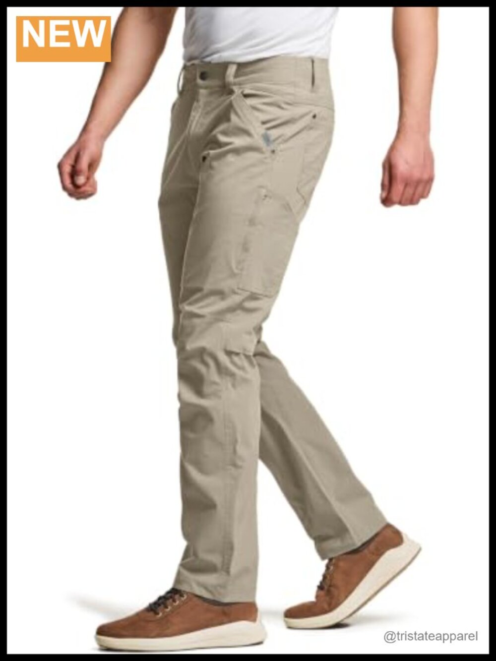 Men's Quick Dry Lightweight Stretch Cargo Pants, Water Resistant Utility Work